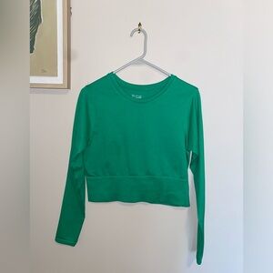 OFFLINE BY AERIE SIDEWALK SEAMLESS CROPPED LONG SLEEVE